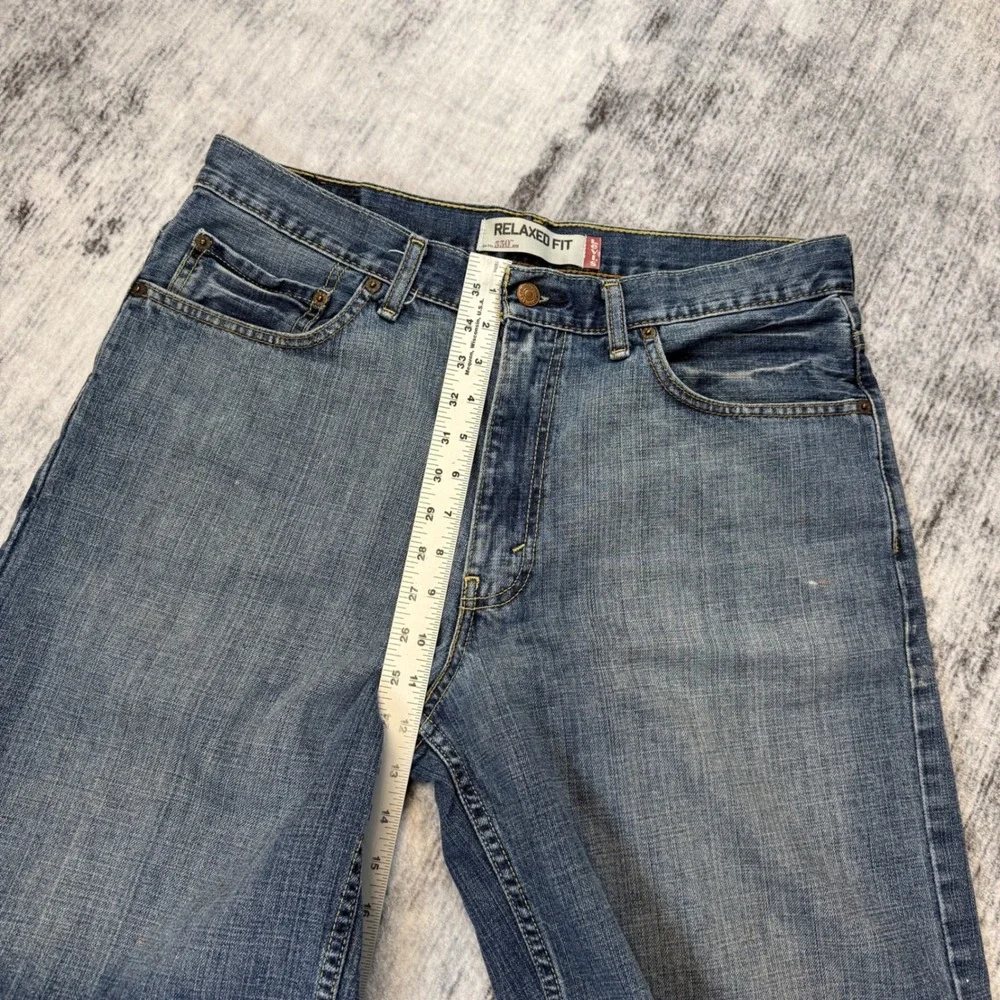 Levis 550‎ Relaxed Fit Denim Shorts Mens 34 Blue Cotton Jean Jorts